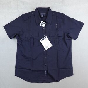 NWT 5.11 Tactical Shirt Womens XL Midnight Navy Class A Short Sleeve Poly Wool